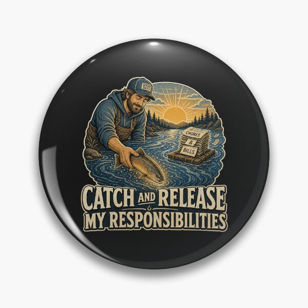Item preview, Catch And Release My Responsibilities Shirt, Funny Fisherman T-Shirt, Fishing Pun Humor Tee, Fishing Gift Shirt, Vintage Catch And Release Graphic designed and sold by TshirtsLabs.