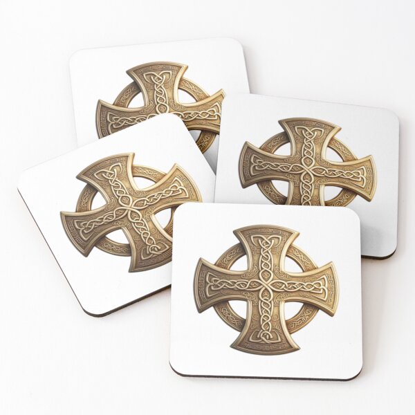 Item preview, Bronze Shield Circle Cross designed and sold by Abstract65.