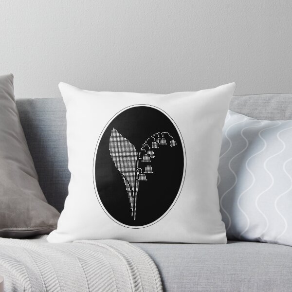 Item preview, Vintage Black Botanical Floral Motif in Oval Frame - 31 designed and sold by ivyysophia.