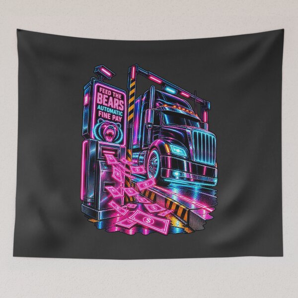 Item preview, Feed The Bears Trucker & Automatic Fine Pay designed and sold by NomadForge.
