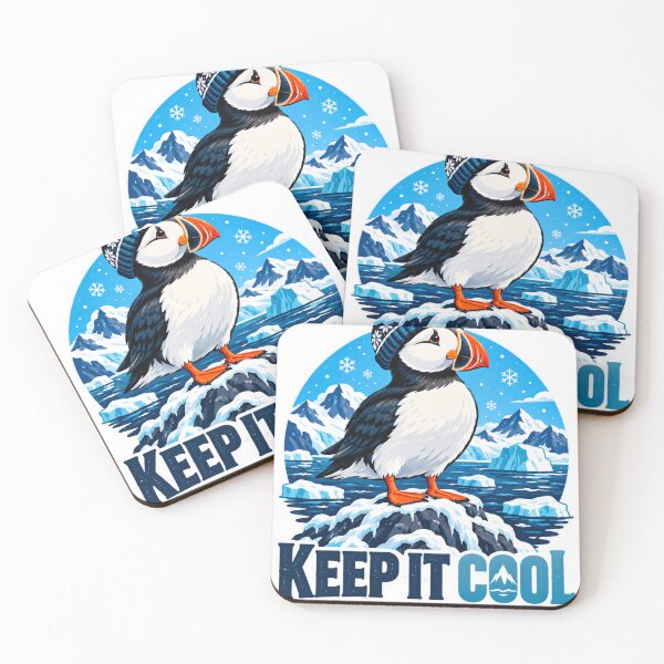 Item preview, Keep It Cool Puffin – Protect Cold Oceans Climate Action designed and sold by OMAR SAYOURI.