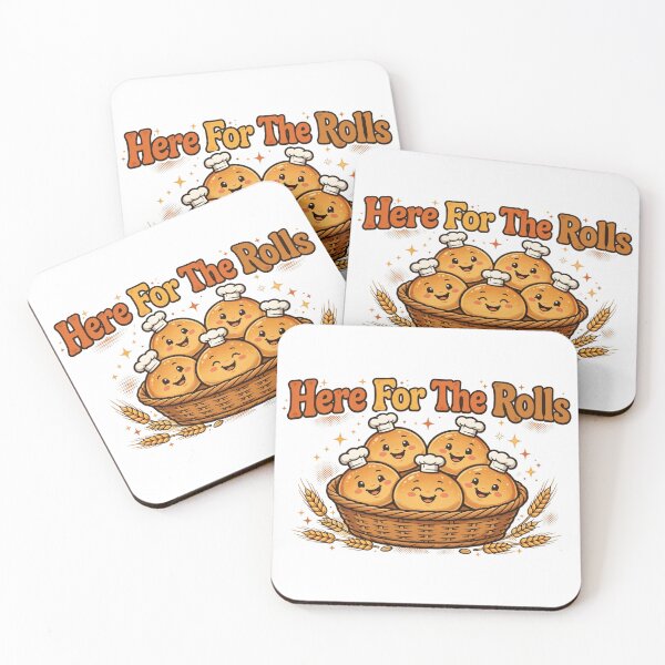 Item preview, Here For The Rolls Funny Thanksgiving Shirt - Cute Dinner Rolls Tee designed and sold by Gurrteg.