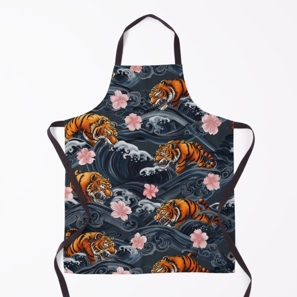 Item preview, Traditional Asian Irezumi Wave Tattoo Pattern 30 designed and sold by The Design Asset Station.