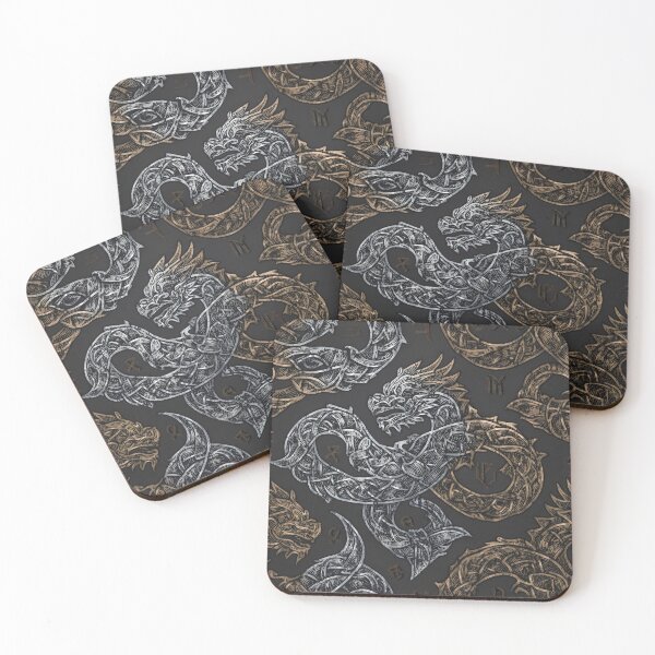 Item preview, Traditional Asian Irezumi Wave Tattoo Pattern 32 designed and sold by The Design Asset Station.