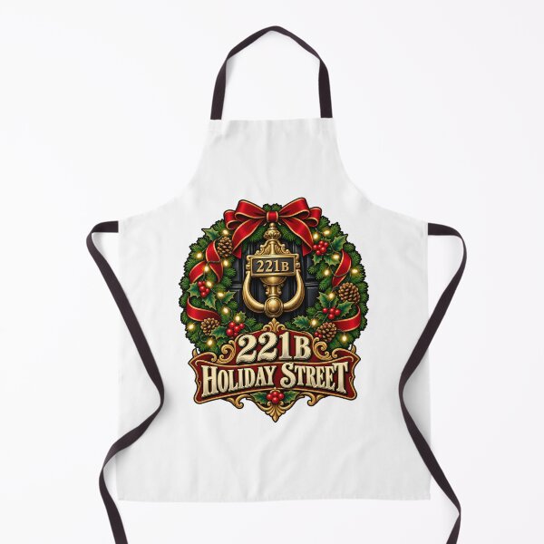 Item preview, Sherlock Holmes: 221B Holiday Street Wreath designed and sold by Fenay Designs.