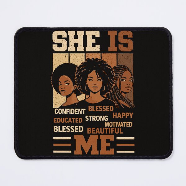 Item preview, She Is Me – Confident Strong Black Queen designed and sold by bimimagic.