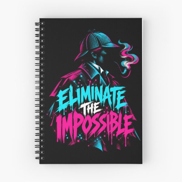Item preview, Sherlock Holmes: Neon Eliminate the Impossible designed and sold by Fenay Designs.