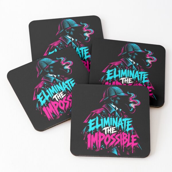 Item preview, Sherlock Holmes: Neon Eliminate the Impossible designed and sold by Fenay Designs.
