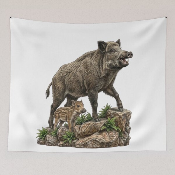 Item preview, Wild Boar – Strength and Spirit of the Woods designed and sold by CHRIST5000.
