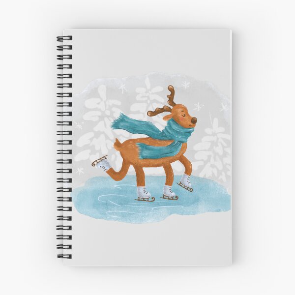 Item preview, Reindeer is ice skating designed and sold by Natalia Varlamova.