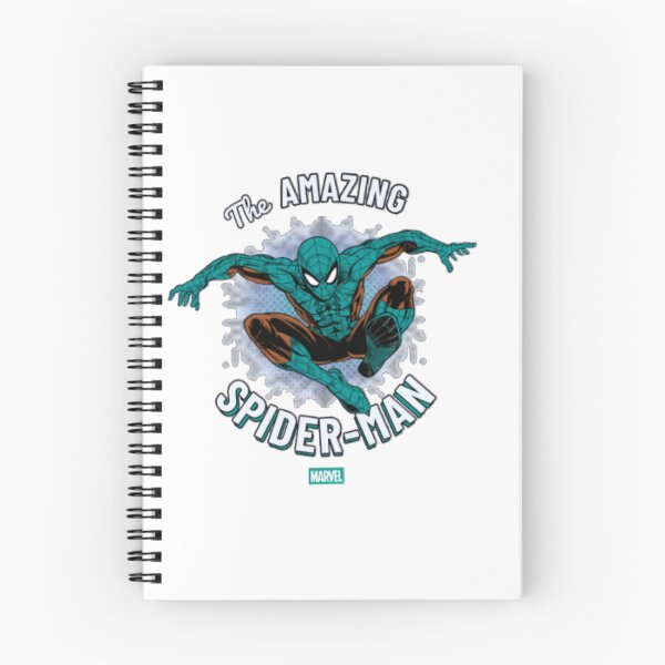 Item preview, The Amazing Spider-Man Teal Superhero Comic Art designed and sold by CreativeSoulStudio.