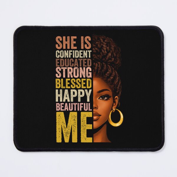 Item preview, She Is Me – Confident Strong Black Queen designed and sold by bimimagic.