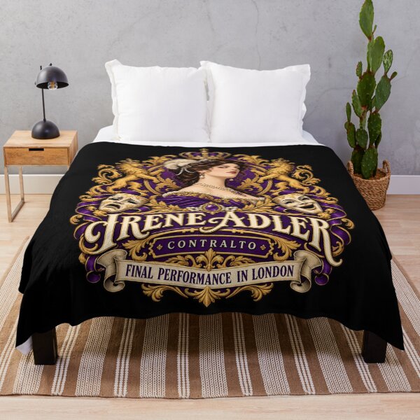 Item preview, Sherlock Holmes: Irene Adler Purple and Gold designed and sold by Fenay Designs.