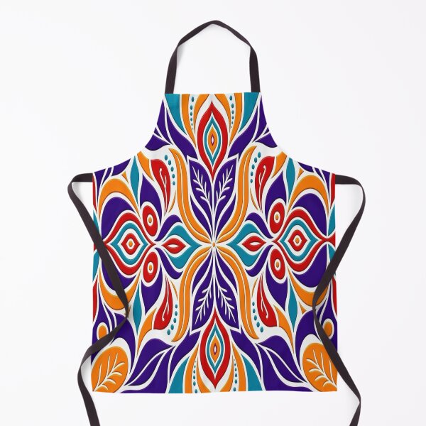 Item preview, Psychedelic Boho Mandala Colorful Floral Crest designed and sold by Breezes-of-Ida.