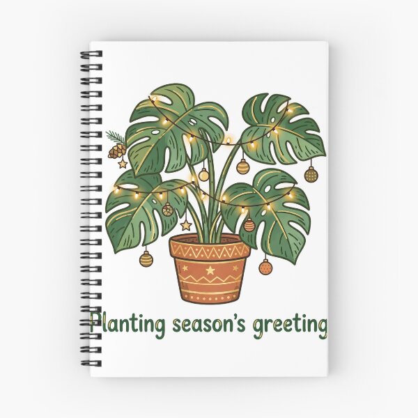 Item preview, Plant Mom Christmas – Planting Season's Greetings Monstera designed and sold by CozyCornerDesigns.