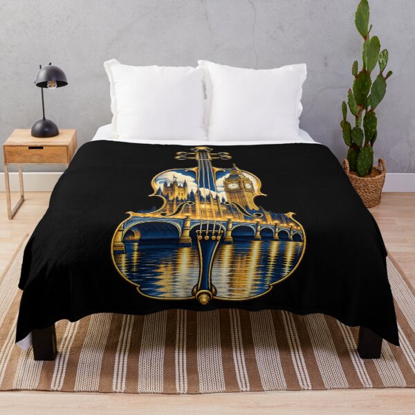 Item preview, Sherlock Holmes: London in a Golden Violin designed and sold by Fenay Designs.
