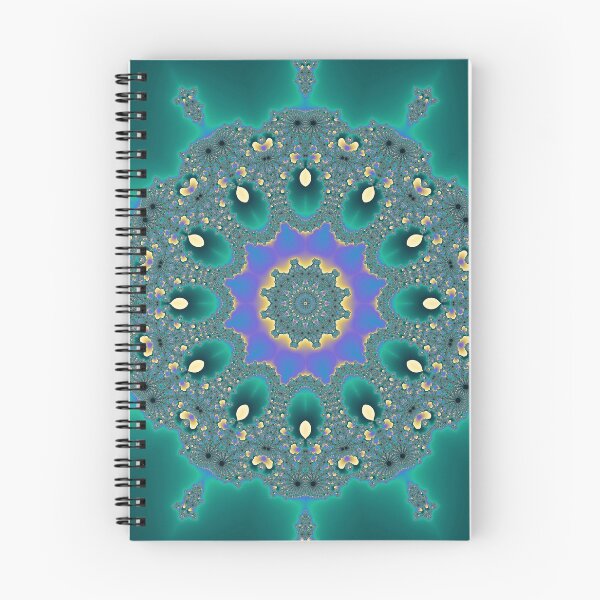 Item preview, Peacock Fractal Kaleidoscope — Emerald, Sapphire and Gold Mandala designed and sold by Stevercortinas.
