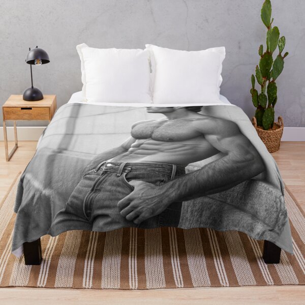 Item preview, Muscular Man in 1950s Style - Black and White designed and sold by gayishdesign.