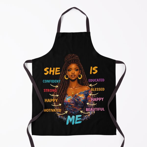 Item preview, She Is Me – Confident Strong Black Queen designed and sold by bimimagic.