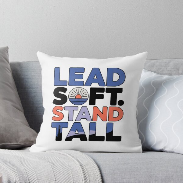 Item preview, Lead Soft Stand Tall Retro Sunset Motivational Quote Graphic designed and sold by Aarvya Fashion Club ( A.F.C ).