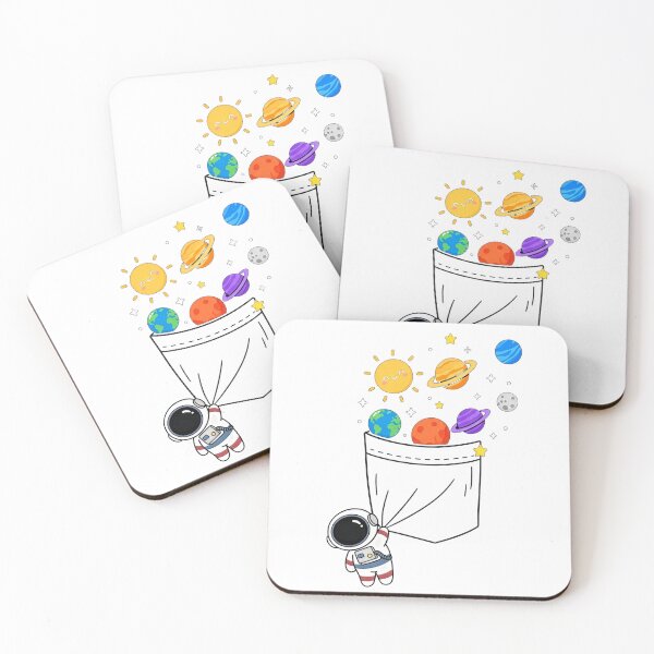 Item preview, Astronaut Pocket Planets – Cute Solar System Space Design designed and sold by RON-FASHION.