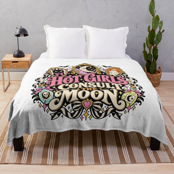 Item preview, Hot Girls Consult The Moon Mystical Halloween Design designed and sold by Dmo3HarkoArt.