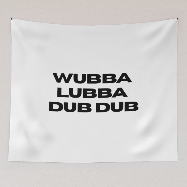 Item preview, Wubba Lubba bold text design  designed and sold by martineprint.