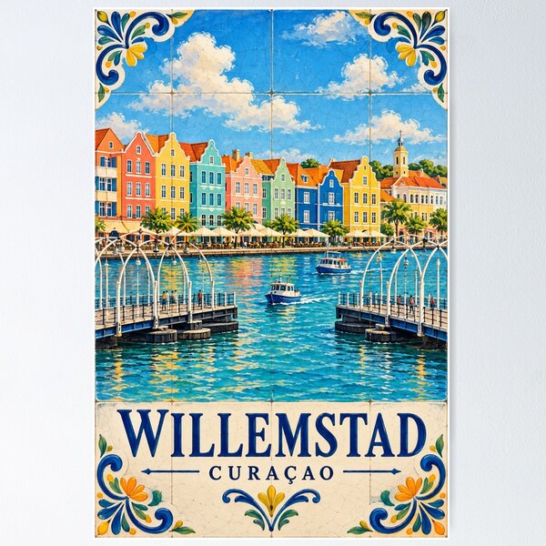 Item preview, Willemstad - Curaçao designed and sold by GoodOldVintage.
