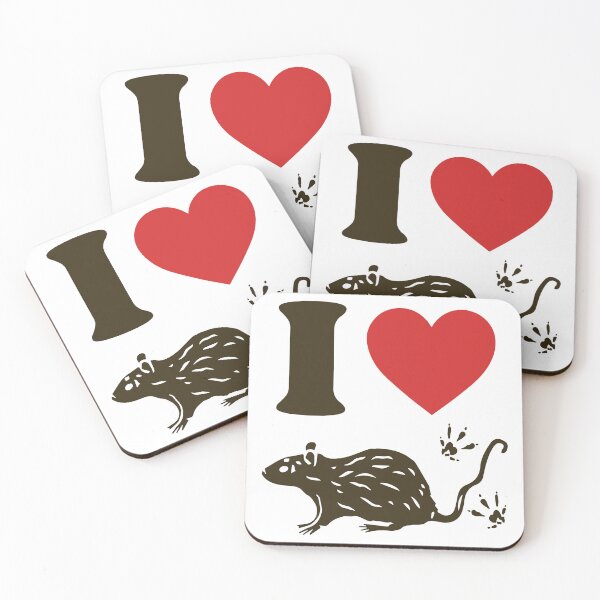 Item preview, I love rat  designed and sold by designing01Ar3.