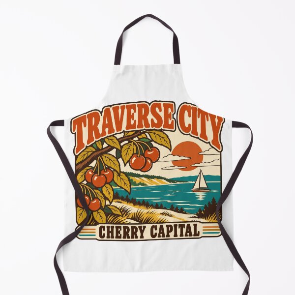 Item preview, Traverse City Gift - Cherry Capital designed and sold by RedRubyBubble.