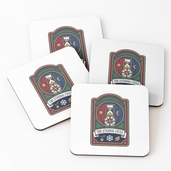 Item preview, The Eternal Cycle - Tarot Card Vintage Emblem designed and sold by MyHappyArtShop.