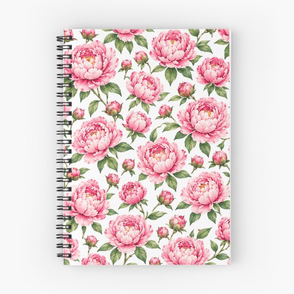 Aperçu de l'œuvre Motif floral de pivoines roses créée et vendue par DreamPixelPrint.
