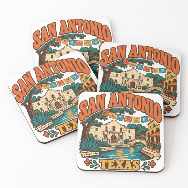 Item preview, San Antonio Gift - Vintage San Antonio Texas Travel Art designed and sold by RedRubyBubble.