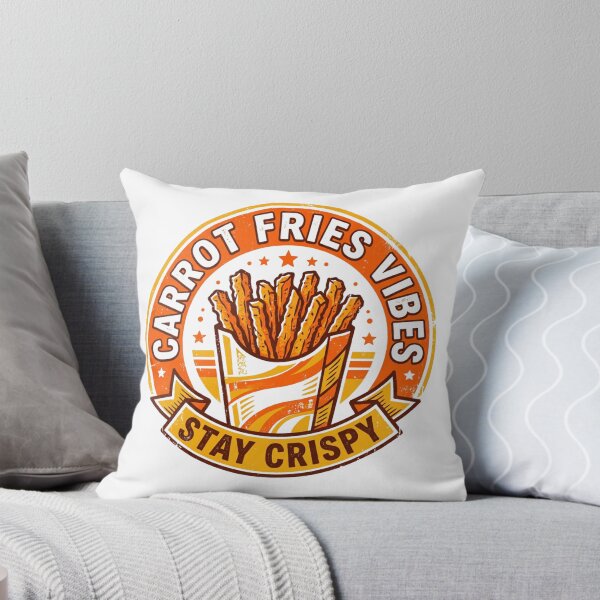 Item preview, Carrot Fries Vibes Stay Crispy Retro Fast Food Art designed and sold by Namphet.