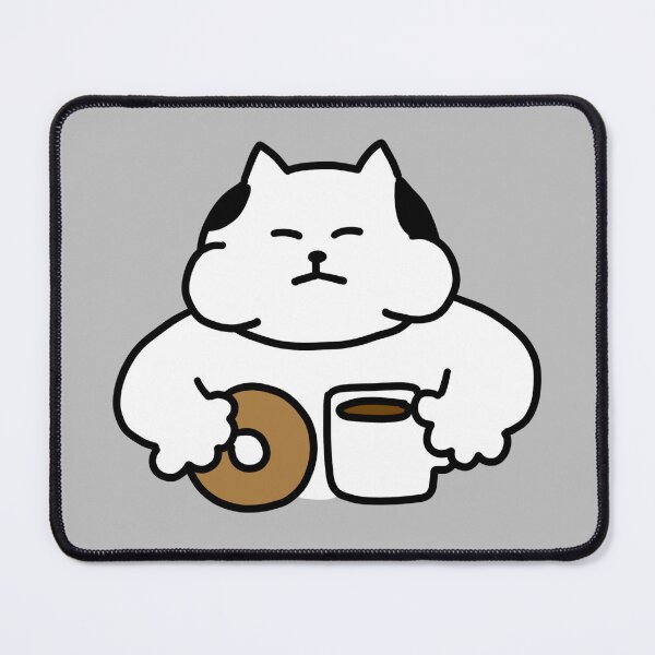 Item preview, Coffee, Donut and a Cat designed and sold by superbaechoo.
