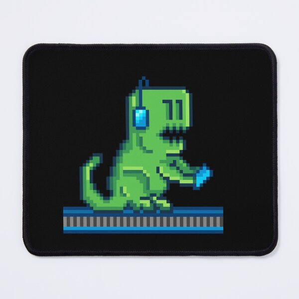 Item preview, Pixel Art Fitness T-Rex - Workout Dinosaur Treadmill Gym designed and sold by RetroRlx.