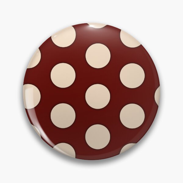 Item preview, Burgundy Cream Polka Dot Pattern designed and sold by ZenithDrip.