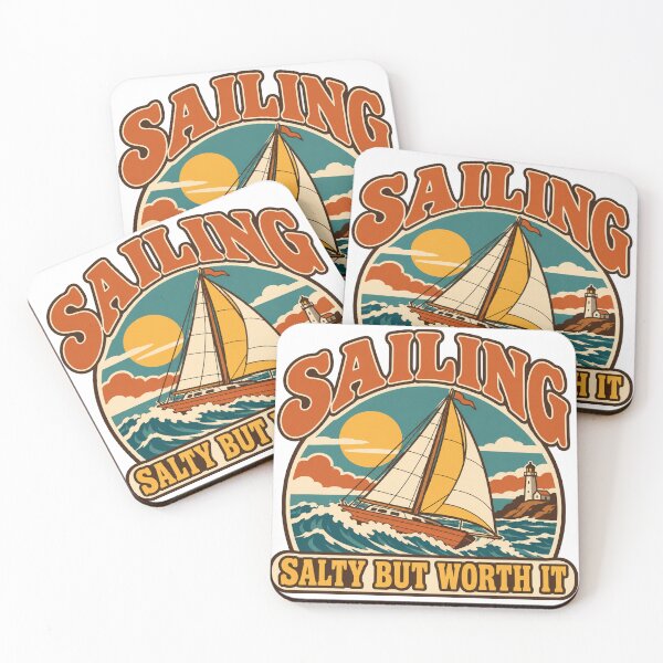 Item preview, Sailing Gift - Salty But Worth It designed and sold by RedRubyBubble.