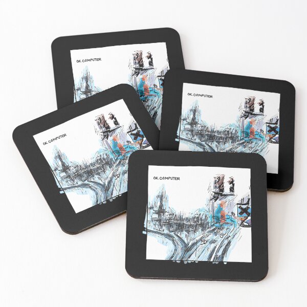 Item preview, Radiohead OK Computer Sketch Alternative Rock Album  designed and sold by Deilage.