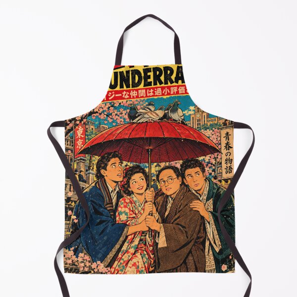Item preview, Crazy Friends Red Umbrella Tokyo Poster designed and sold by BRTHRCNK01.