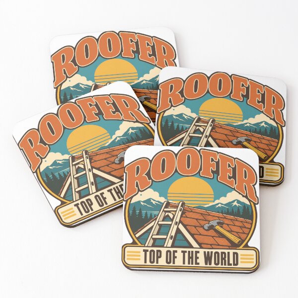 Item preview, Roofer Gift - Top Of The World designed and sold by RedRubyBubble.