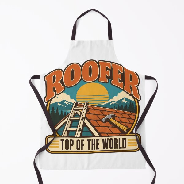 Item preview, Roofer Gift - Top Of The World designed and sold by RedRubyBubble.
