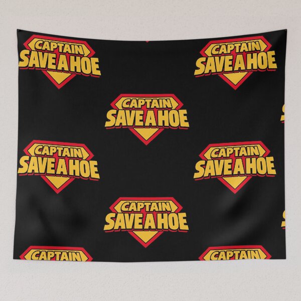 Item preview, Captain Save a Hoe Funny Parody Superhero Slogan designed and sold by RDGNR.