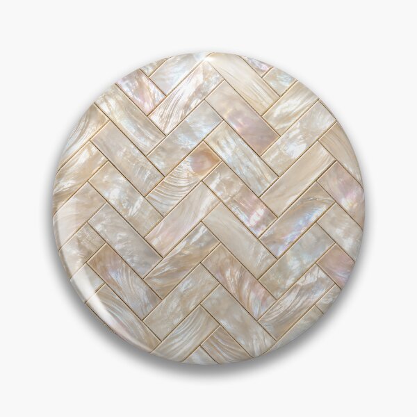 Item preview, Iridescent Mother of Pearl Herringbone Texture – Luxury Shell Mosaic Pattern designed and sold by Kaleidoscope Print.