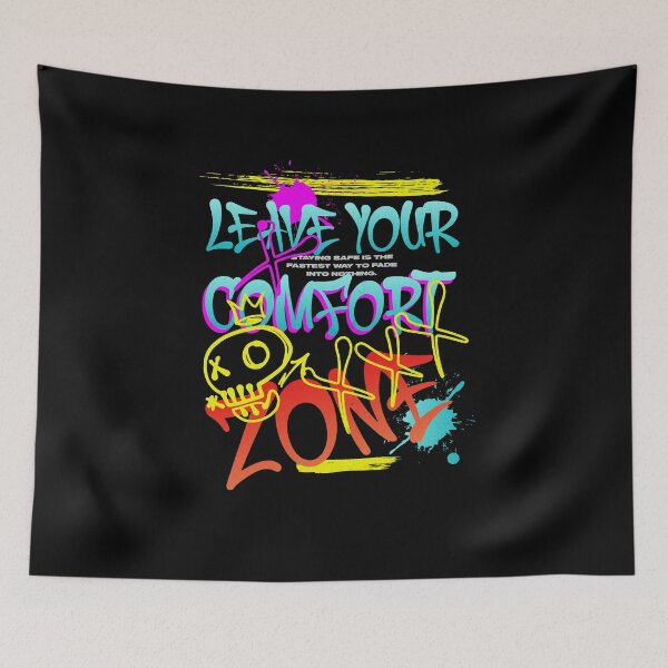 Item preview, Leave Your Comfort Zone Graffiti Streetwear designed and sold by Loona97.