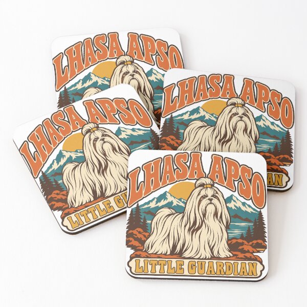 Item preview, Lhasa Apso Gift - Little Guardian designed and sold by RedRubyBubble.