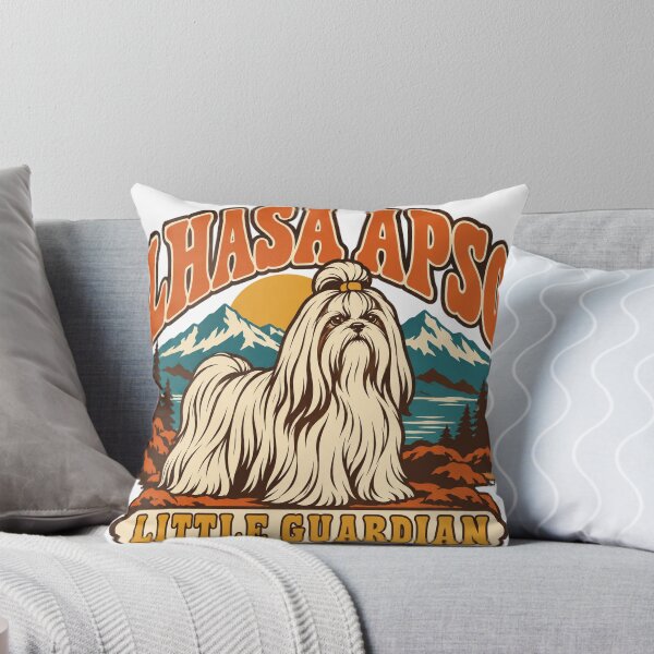 Item preview, Lhasa Apso Gift - Little Guardian designed and sold by RedRubyBubble.