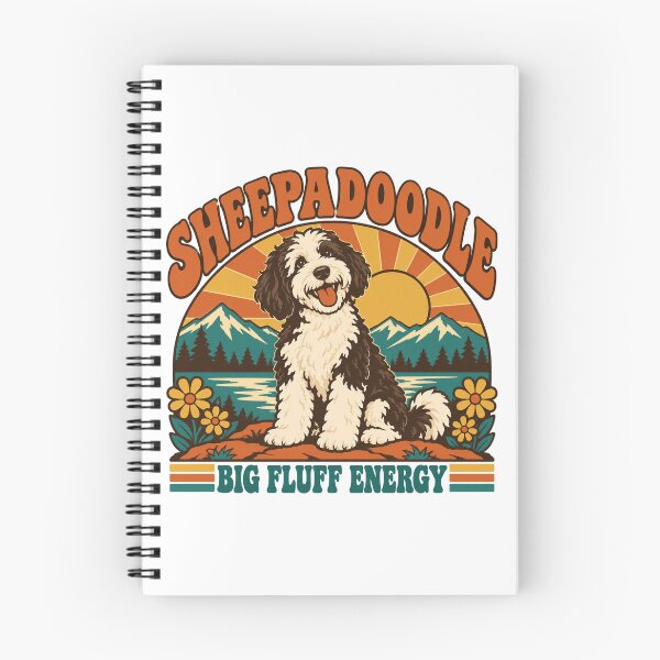 Artikelvorschau, Sheepadoodle-Geschenk – Große Flauschenergie entworfen und verkauft von RedRubyBubble.