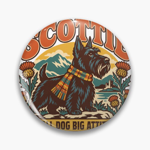 Item preview, Scottie Gift - Small Dog Big Attitude designed and sold by RedRubyBubble.