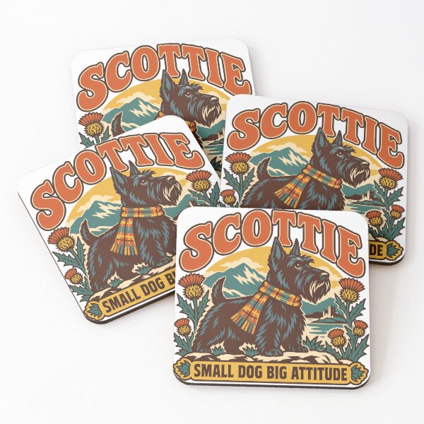 Item preview, Scottie Gift - Small Dog Big Attitude designed and sold by RedRubyBubble.